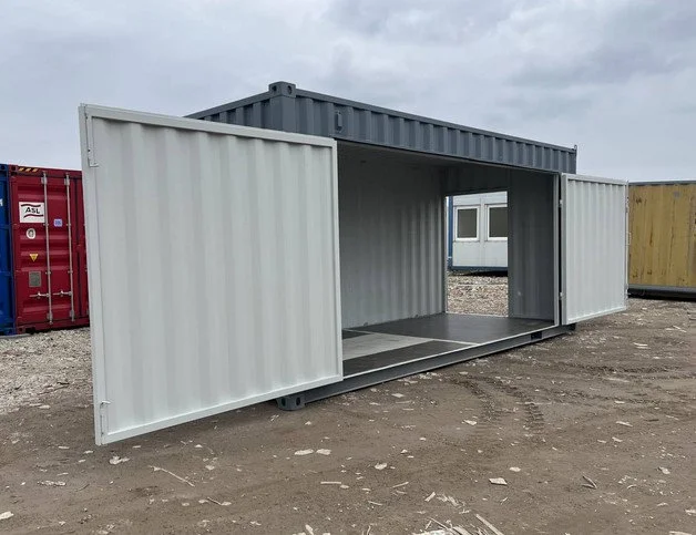 Contenedor High Cube de 20 pies modificado con puerta lateral - Imagen 3