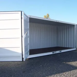 Contenedor de almacenamiento abierto lateralmente de 20 pies